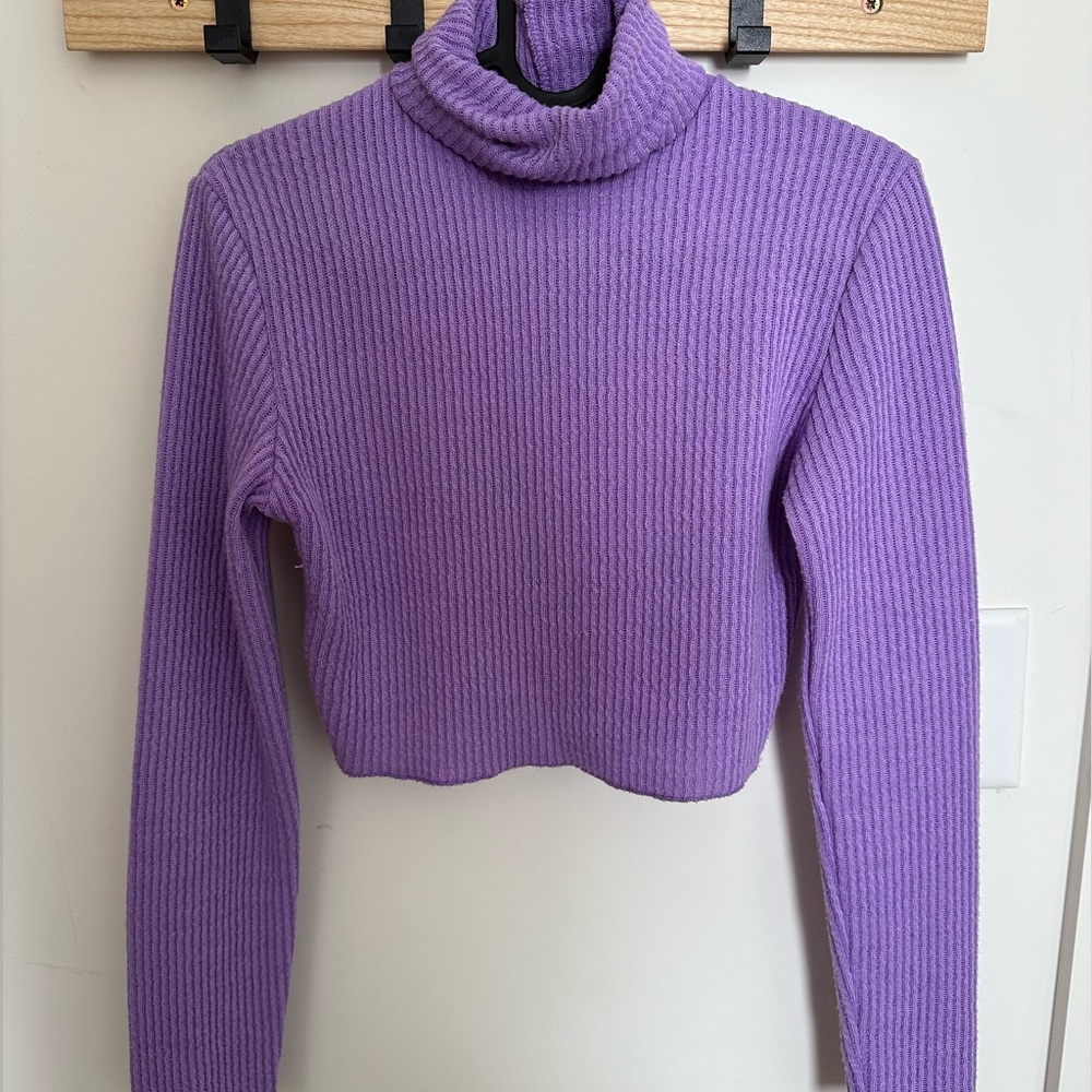 Bershka purple sweater